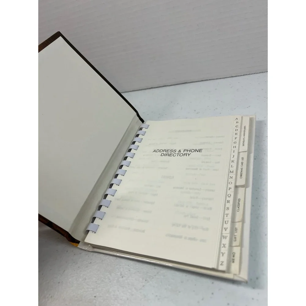 Vintage Monopoly American Greetings Address Book Worlds Best Addresses 1984‎